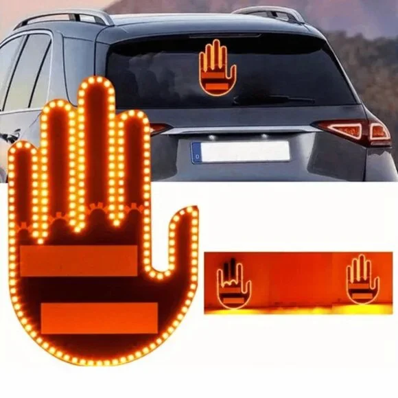 Car Truck 4 Hand & Finger Gestures Light Up Remote Control Windows NEW IN BOX - Picture 8 of 10